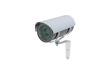 security camera isolated on white - 563113327