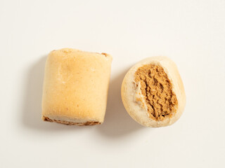 Dog treats. Treats for dogs on a white background.