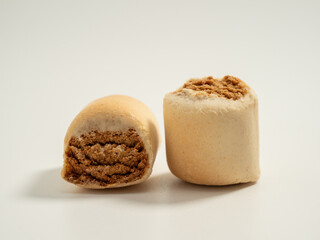 Dog treats. Treats for dogs on a white background.
