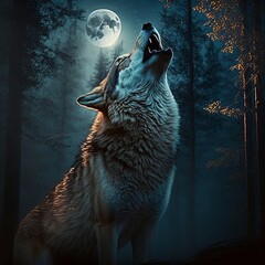 The Wolf's Howl at the Moon: Understanding the meaning and significance of wolf vocalizations during the night