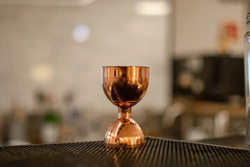 Cocktail measurer in a bar