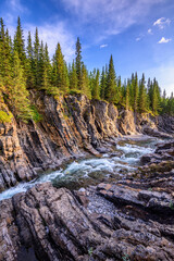 Tiger Jaws Gorge on the Sheep River, Alberta