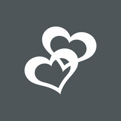 Obraz premium Heart icon valentine day quality vector illustration cut