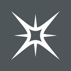 Star north quality vector illustration cut