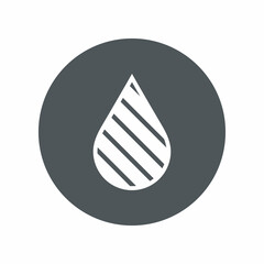Water drop droplet raindrop icon illustration cut