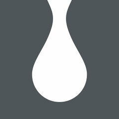 Water drop droplet raindrop icon illustration cut