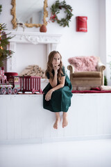 girl is resting in her room. Relax concept.