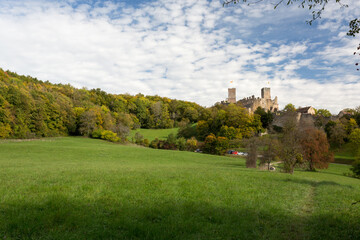 Château fort de Rötteln dans la campagne