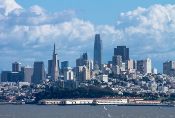 city skyline of San Francisco California 