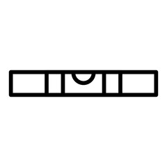 Building level line icon isolated on white background. Black flat thin icon on modern outline style. Linear symbol and editable stroke. Simple and pixel perfect stroke vector illustration.