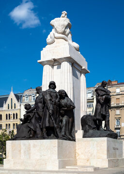 BUDAPEST, HUNGARY -  JULY 16, 2019:  Memorial monument to Tisza Istvan  