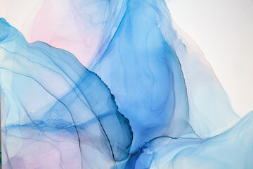Abstract liquid painting background alcohol ink technique. the abstract ocean includes swirls of marble or ripples of agate. Luxurious fluid painting.