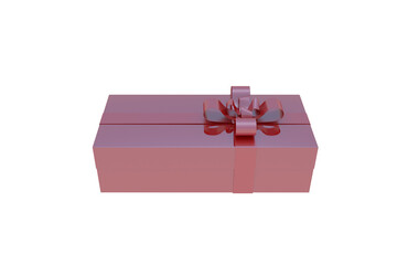 gift box isolated on white - 563137184