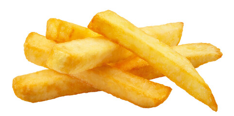 Delicious french potato fries cut out