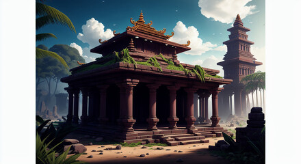 Ruins of an ancient temple [AI Generated]