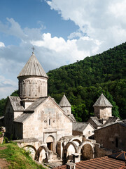 Fototapeta na wymiar Haghartsin, an Armenian monastery of the XI -XIII century, located in the Tavush region of Armenia
