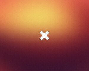 sunset gradient with x