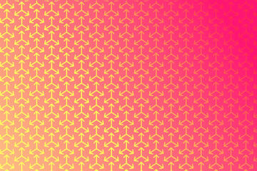 Pattern with geometric elements in pink-gold tones. Gradient abstract background