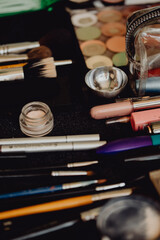 Obraz na płótnie Canvas Accessoires et maquillage professionnel