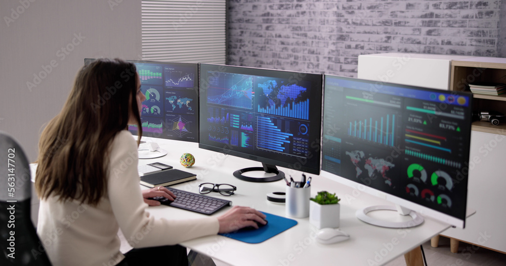 Poster KPI Business Analytics Data Dashboard