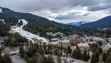 Whistler Village in British Columbia, Canada