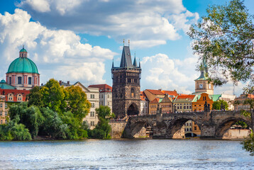 Obraz premium Charles Bridge, Prague, Czech Republic
