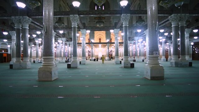 Zoom in of the Emir Abdelkader Constantine Mosque from the inside