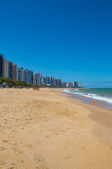   ondas na praia de Itaparica, vitória, vila velha, espirito santo ,brasil