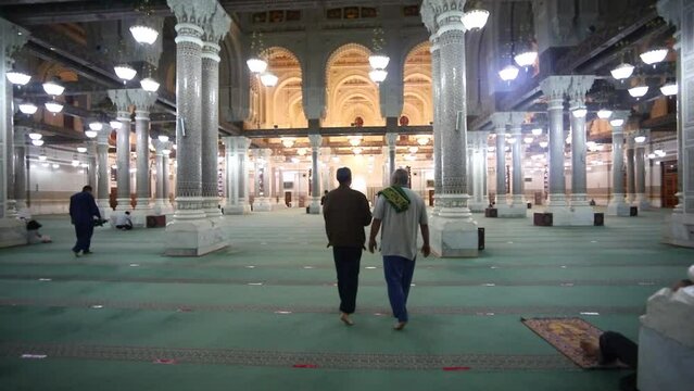 the Emir Abdelkader Constantine Mosque from the inside