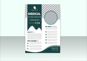 Modern A4 size business flyer vector templet layout.Brochure cover for advertisement design.
