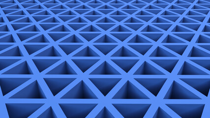 blue abstract 3D pattern wallpaper geometric triangle line shapes perspective