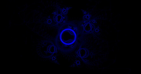 abstract background with fractal shapes