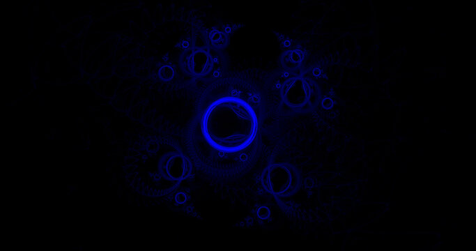 abstract background with fractal shapes