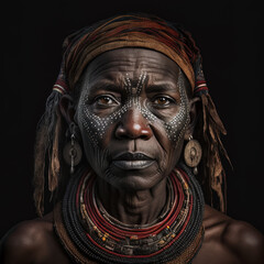 Tribal Women Portrait