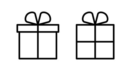 Gift icon vector illustration. gift sign and symbol. birthday gift