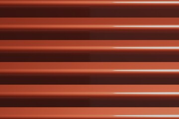 red metal background with horizontal lines