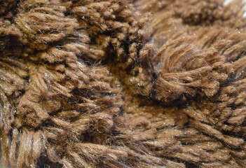 Brown fur texture background