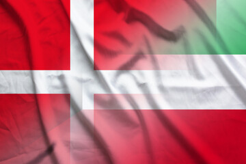 Denmark and Kuwait government flag transborder negotiation KWT DNK