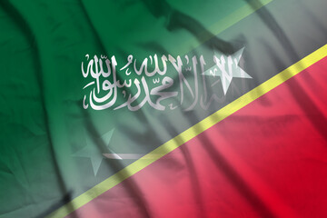 Saudi Arabia and Saint Kitts and Nevis government flag transborder negotiation KNA SAU