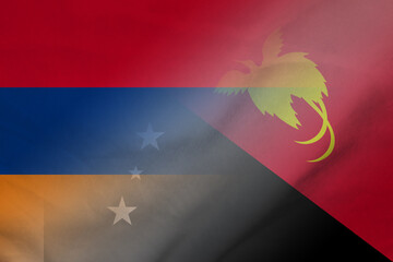 Armenia and Papua New Guinea political flag transborder relations PNG ARM