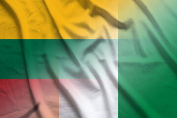 Lithuania and Ivory Coast government flag transborder contract CIV LTU
