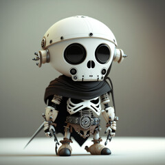 little warrior robot generative AI