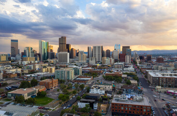 Fototapeta na wymiar Skyline in Denver, Colorado
