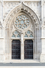 St. Matthias church door detail, Budapest, Hungary