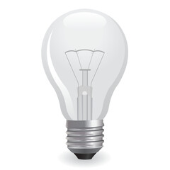 light bulb isolated on white