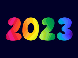 2023 Happy New Year background 