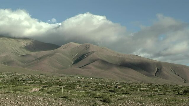 Landscape near the Community of Rodero in Jujuy Province, Argentina. 