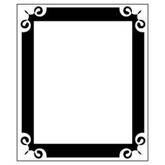 frame vector, icon, symbol, logo, clipart, isolated. vector illustration. vector illustration isolated on white background.