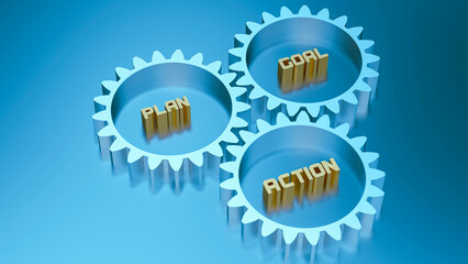 Plan , goal and action