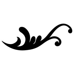 flourish vector, icon, symbol, logo, clipart, isolated. vector illustration. vector illustration isolated on white background.